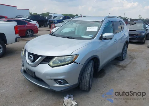 2015 Nissan Rogue Sl из США, поврежденный, VIN 5N1AT2MT2FC829389